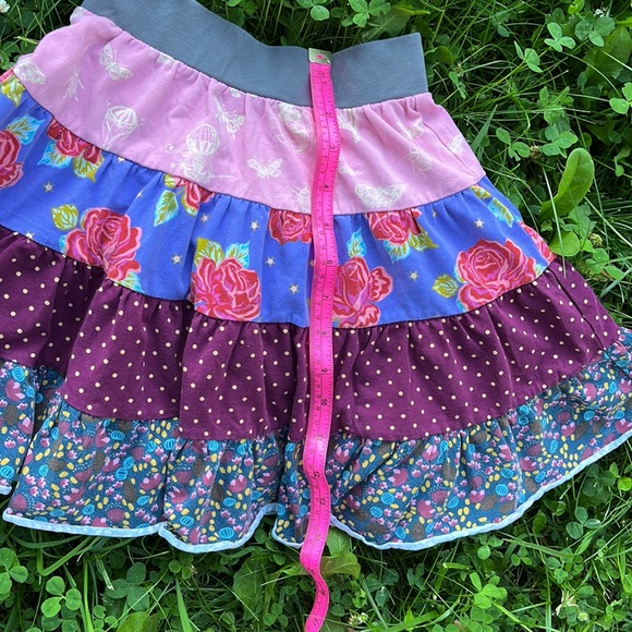 Matilda Jane Brushstroke Gentry tiered skirt from the Paint By Numbers - Picture 16 of 16